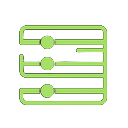 Bet Builder Slider-Icon in Limettengr&uuml;n f&uuml;r individuelle Wett-Kombinationen